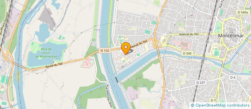 localisation de l'entreprise MADAME MARIE ETIENNE  MONTELIMAR