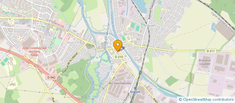 localisation de l'entreprise MADAME MARIE-ETIENNE MOENECLAEY  ARQUES