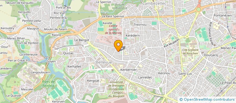 localisation de l'entreprise MADAME MARIE ETUIN à BREST