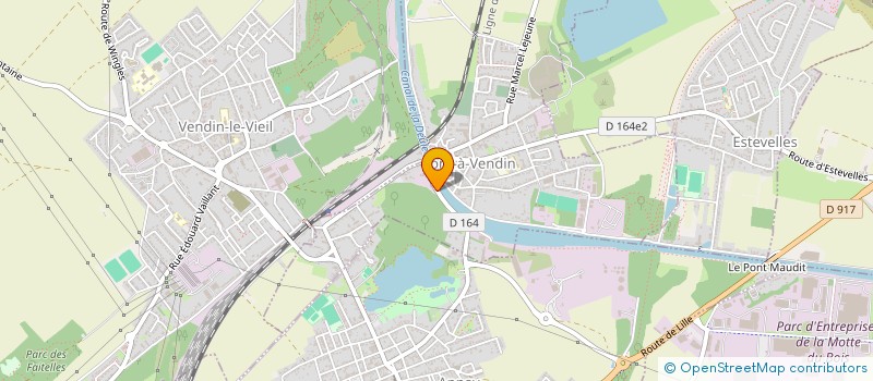 localisation de l'entreprise MADAME MARIE-EUGENIE HILDE  PONT-A-VENDIN