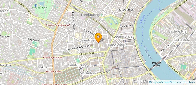 localisation de l'entreprise MADAME MARIE-EUGENIE MASSIET DU BIEST  BORDEAUX