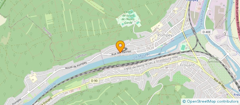 localisation de l'entreprise MADAME MARIE EURIOT  POMPEY