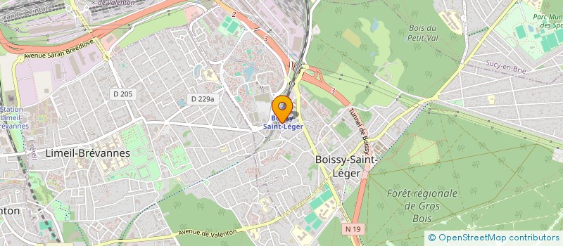 localisation de l'entreprise MADAME MARIE EUVODIE VOLMAR à BOISSY-SAINT-LEGER