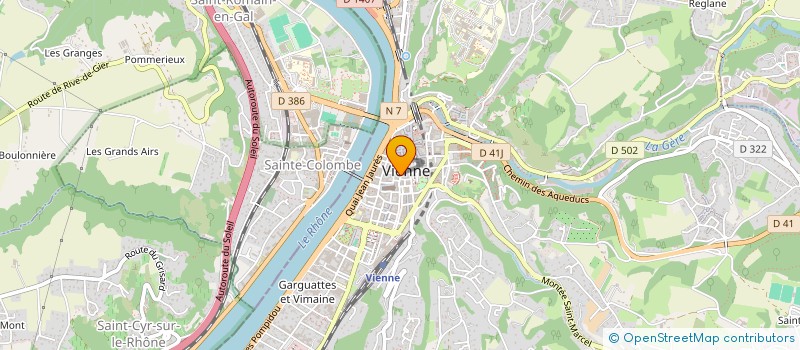 localisation de l'entreprise MADAME MARIE EUVRARD  VIENNE