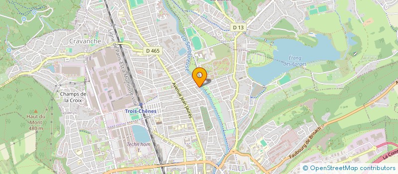 localisation de l'entreprise MADAME MARIE-EVA ROLLIN  BELFORT