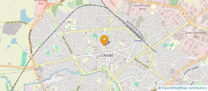 localisation de l'entreprise MADAME MARIE EVE ANGLADE à CHOLET