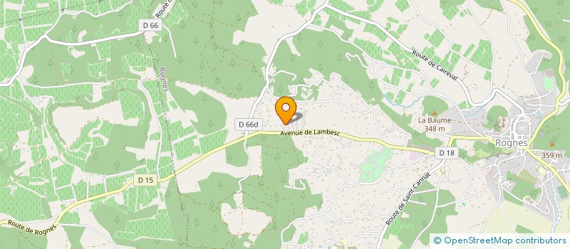 localisation de l'entreprise MADAME MARIE-EVE BEYNE  ROGNES