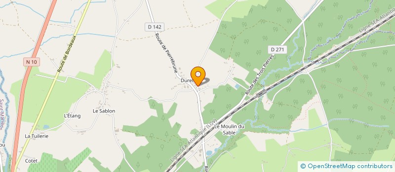 localisation de l'entreprise MADAME MARIE EVE COIGNARD  CAVIGNAC