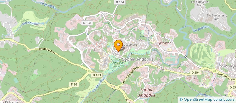 localisation de l'entreprise MADAME MARIE-EVE DEMERS  VALBONNE