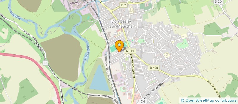 localisation de l'entreprise MADAME MARIE-EVE GIGANT  DOMBASLE-SUR-MEURTHE