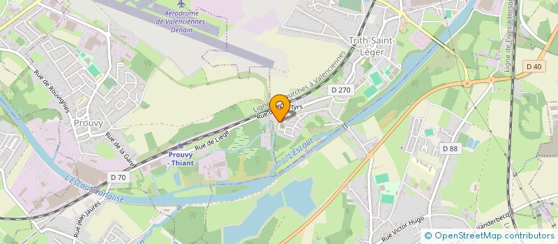 localisation de l'entreprise MADAME MARIE-EVE GILOTEAUX  TRITH-SAINT-LEGER