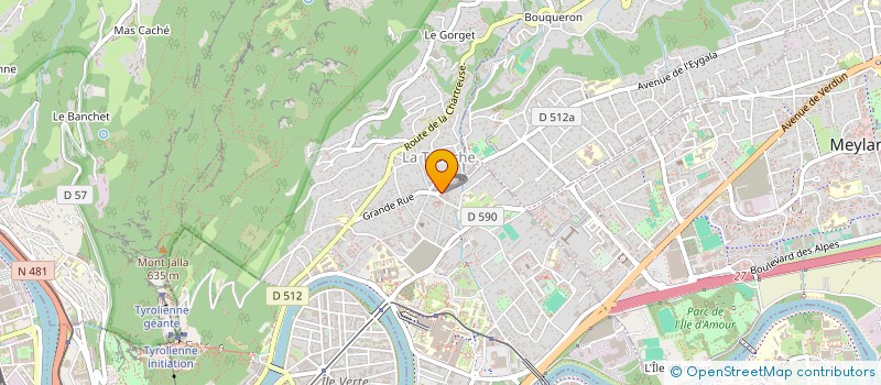 localisation de l'entreprise MADAME MARIE-EVE GOBALIAN  LA TRONCHE