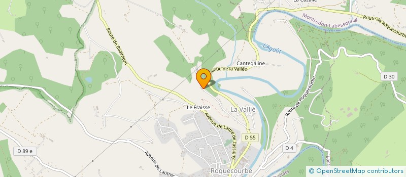 localisation de l'entreprise MADAME MARIE-EVE GONZALEZ  ROQUECOURBE