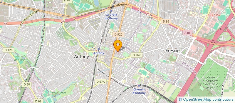 localisation de l'entreprise MADAME MARIE EVE JOSEPH MONROSE à ANTONY