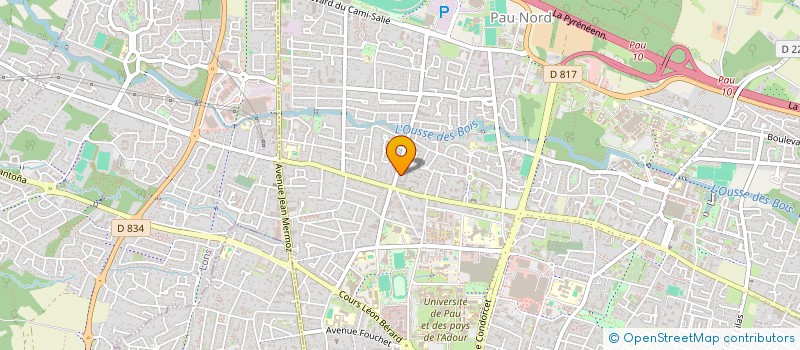 localisation de l'entreprise MADAME MARIE EVE LABAT  MONTARDON