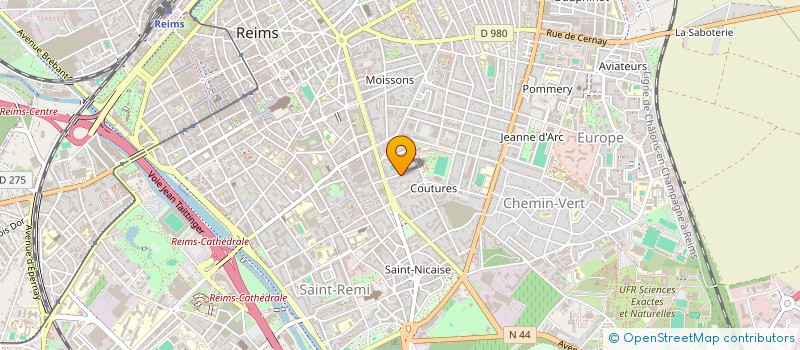 localisation de l'entreprise MADAME MARIE EVE NOBECOURT  REIMS