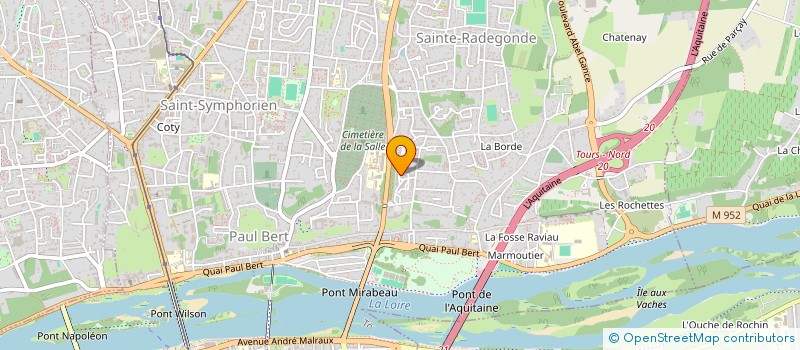 localisation de l'entreprise MADAME MARIE-EVE NTAMUTUMBA  TOURS