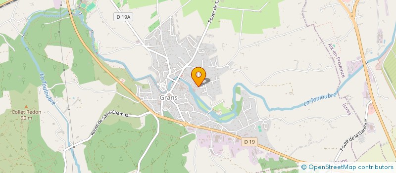 localisation de l'entreprise MADAME MARIE-EVE PRORIOL  GRANS