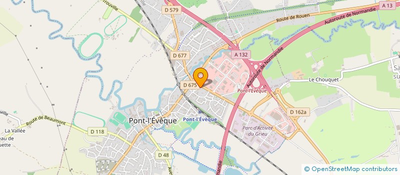 localisation de l'entreprise MADAME MARIE-EVE SCHUTZ  PONT L'EVEQUE