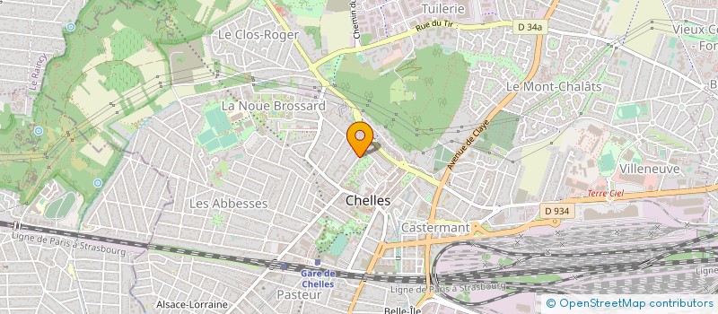 localisation de l'entreprise MADAME MARIE EVE SELLERET  CHELLES