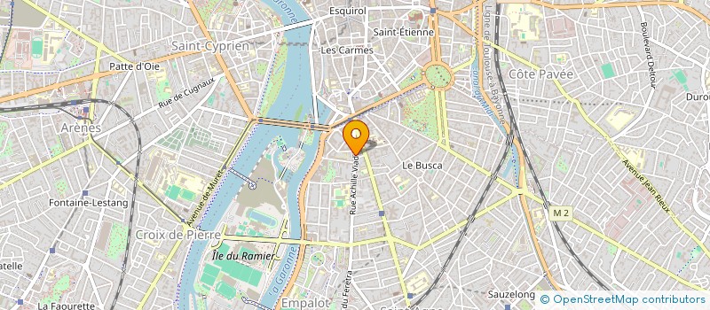 localisation de l'entreprise MADAME MARIE-EVE THOMAS à TOULOUSE