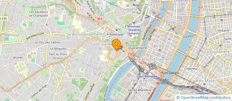 localisation de l'entreprise MADAME MARIE EVELYNE BOURDIEU à LYON 5EME