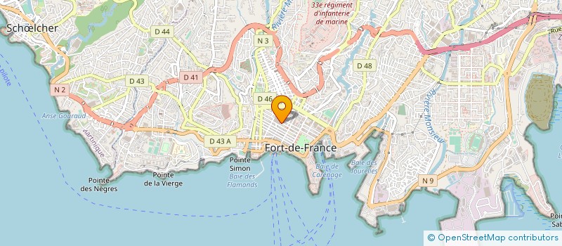 localisation de l'entreprise MADAME MARIE-EVELYNE FRANCOIS-SAINT-CYR à FORT-DE-FRANCE