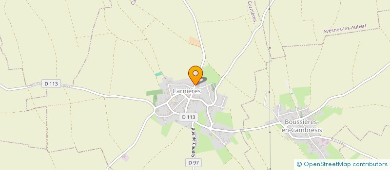 localisation de l'entreprise MADAME MARIE EVRARD  CARNIERES