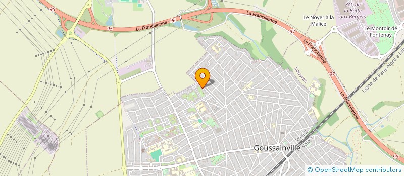 localisation de l'entreprise MADAME MARIE EXANTUS  GOUSSAINVILLE