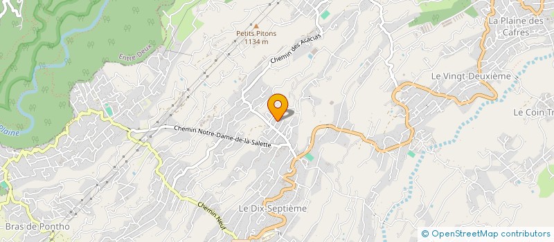 localisation de l'entreprise MADAME MARIE EXPEDITE CLAIN  LE TAMPON