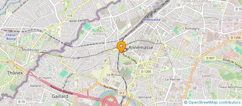 localisation de l'entreprise MADAME MARIE EYENGA ZOA  ANNEMASSE