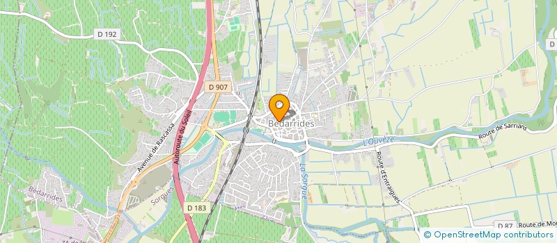 localisation de l'entreprise MADAME MARIE EYGUESIER  BEDARRIDES
