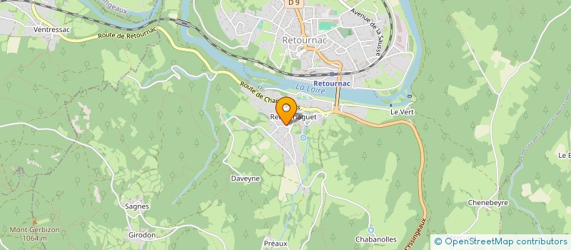 localisation de l'entreprise MADAME MARIE EYMARON à RETOURNAC