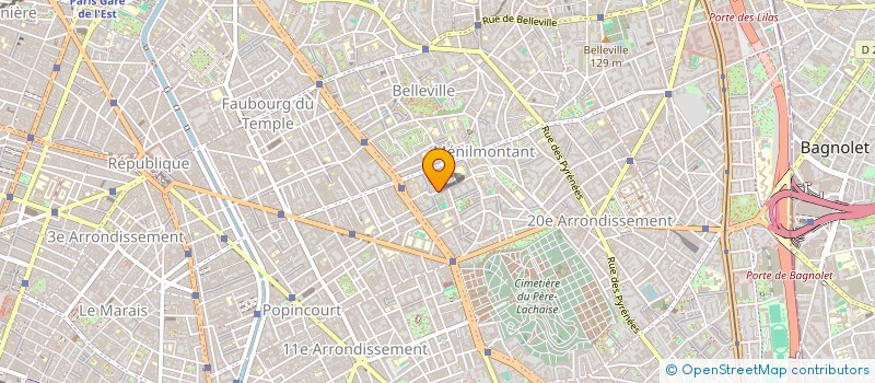 localisation de l'entreprise MADAME MARIE FABRA  PARIS