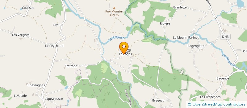 localisation de l'entreprise MADAME MARIE FADERNAT à SAINT-VITTE-SUR-BRIANCE