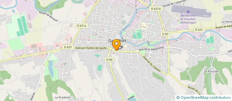 localisation de l'entreprise MADAME MARIE FAGOT  GRAULHET