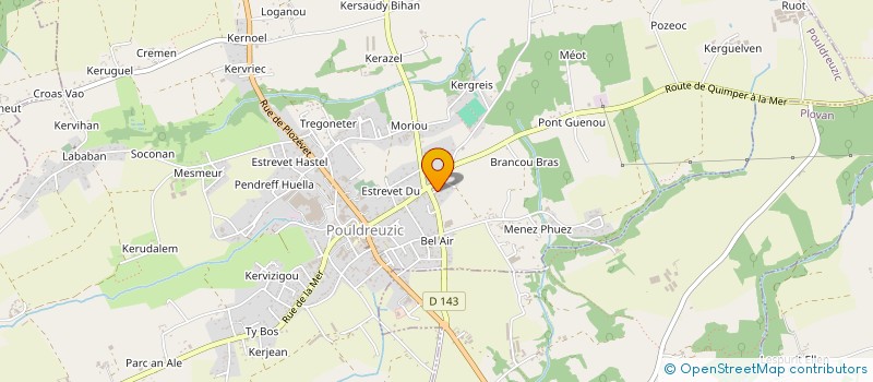 localisation de l'entreprise MADAME MARIE FAIELLO  PLOGASTEL-SAINT-GERMAIN