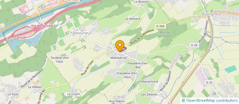 localisation de l'entreprise MADAME MARIE FAISAN à CHATEAUNEUF