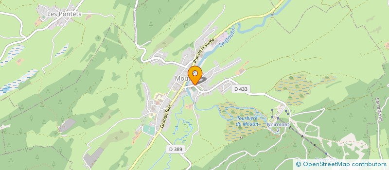 localisation de l'entreprise MADAME MARIE FAIVRE  MOUTHE