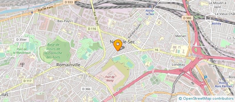 localisation de l'entreprise MADAME MARIE FAIVRE à NOISY-LE-SEC