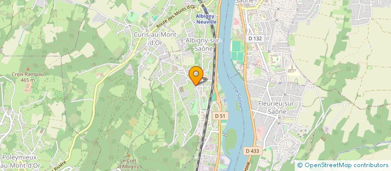 localisation de l'entreprise MADAME MARIE FAIVRE à ALBIGNY-SUR-SAONE