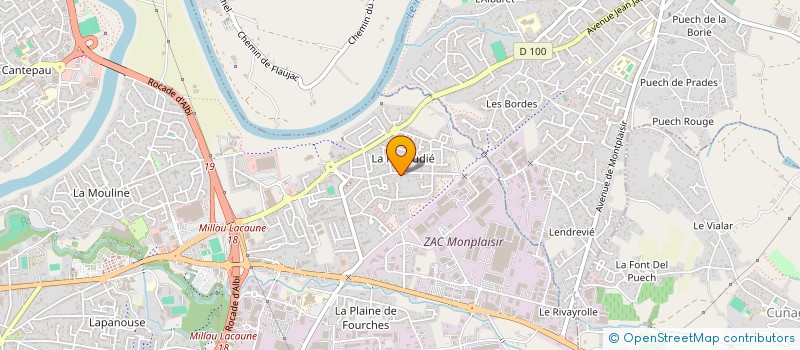 localisation de l'entreprise MADAME MARIE FAJON à ALBI