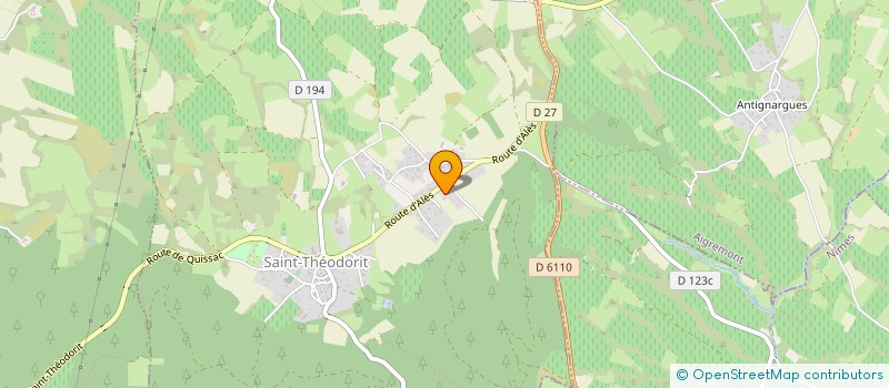 localisation de l'entreprise MADAME MARIE FALCOU  SAINT-THEODORIT