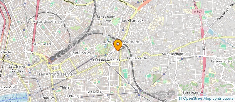 localisation de l'entreprise MADAME MARIE FALL à MARSEILLE