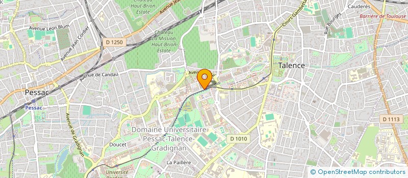 localisation de l'entreprise MADAME MARIE FALL  TALENCE