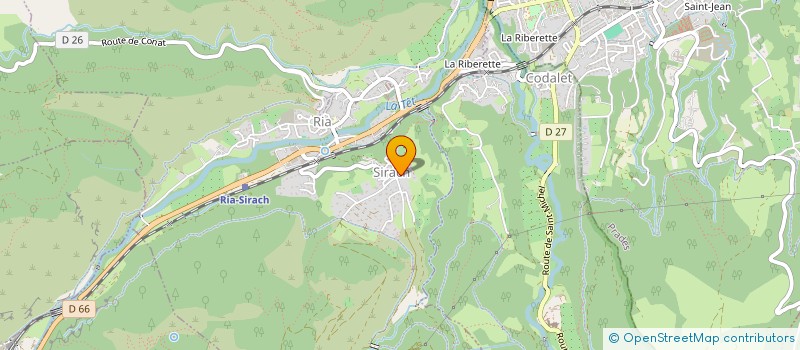 localisation de l'entreprise MADAME MARIE FARAMEL  RIA-SIRACH