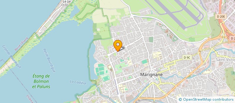 localisation de l'entreprise MADAME MARIE FARIGOULLE  MARIGNANE
