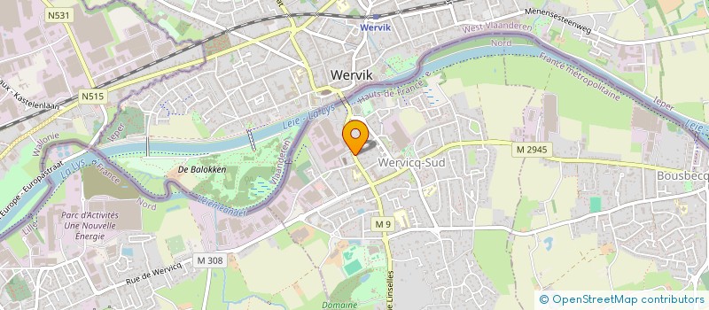 localisation de l'entreprise MADAME MARIE FASTRE  WERVICQ-SUD