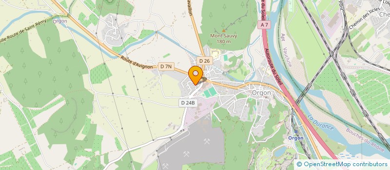 localisation de l'entreprise MADAME MARIE FAUBOURG  ORGON