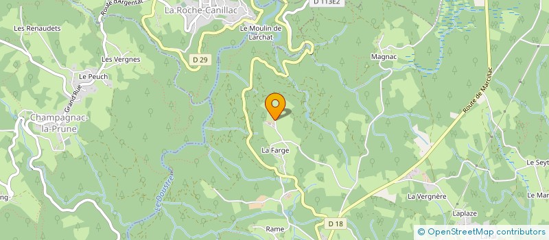 localisation de l'entreprise MADAME MARIE FAUCHER à GROS-CHASTANG